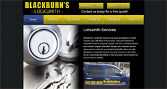 Desktop Screenshot of blackburnslocksmithservice.com